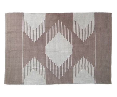 Tapete Artesanal Clássico Duplo Caramelo com Cru | Westwing