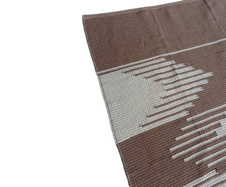 Tapete Artesanal Clássico Duplo Caramelo com Cru | Westwing