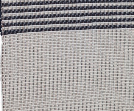 Tapete Artesanal Multiuso Cru com Preto | Westwing