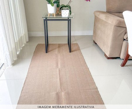 Tapete Artesanal Multiuso Caramelo Liso | Westwing