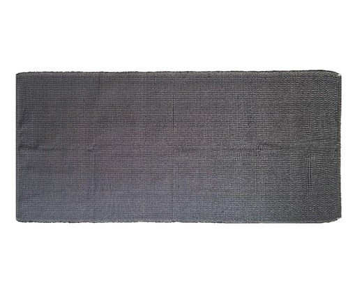 Tapete Artesanal Multiuso Preto Liso, multicolor | WestwingNow