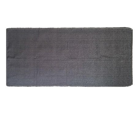 Tapete Artesanal Multiuso Preto Liso | Westwing