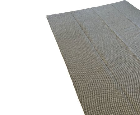 Tapete Artesanal Clássico Duplo Cinza | Westwing