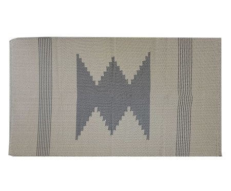 Tapete Artesanal Multiuso Cru e Cinza | Westwing