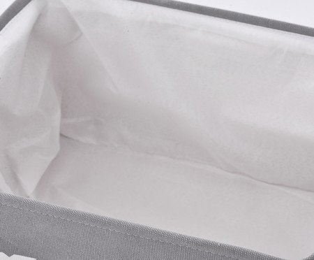 Cesto Organizador Zigg Maior Cinza | Westwing