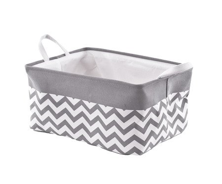 Cesto Organizador Zigg Maior Cinza | Westwing