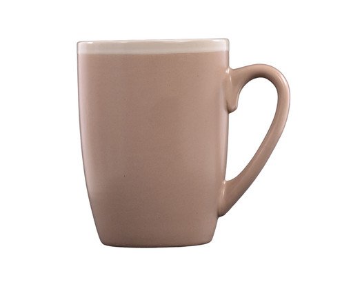 Caneca Classic em Cerâmica Bege, Bege | WestwingNow