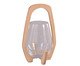 Lanterna para Vela Maior Wood, Natural | WestwingNow