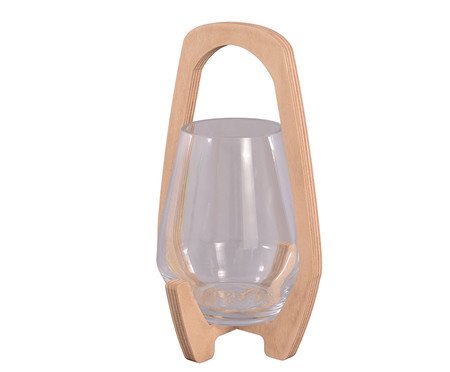 Lanterna para Vela Maior Wood | Westwing