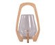 Lanterna para Vela Maior Wood, Natural | WestwingNow