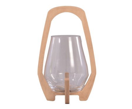 Lanterna para Vela Maior Wood | Westwing