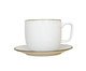 Xicara com Pires Talita em Porcelana, Branco | WestwingNow