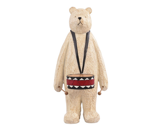 Adorno Decorativo Urso Branco, Branco | WestwingNow