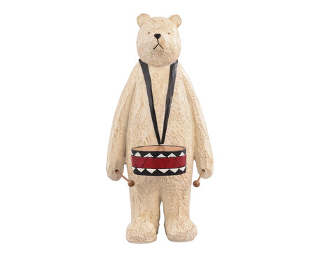 Adorno Decorativo Urso Branco