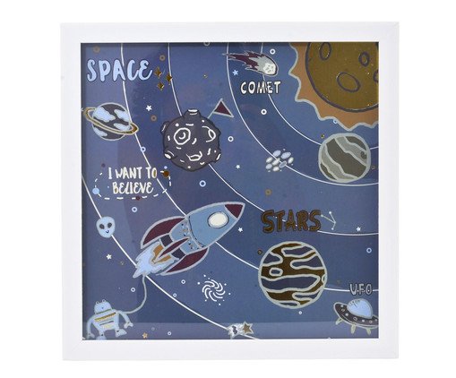 Quadro Astronauta Azul, Azul | WestwingNow
