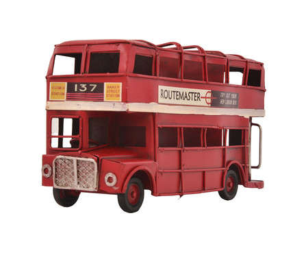 London Bus Retrô Vermelho | WestwingNow