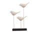 Adorno Decorativo 3 Birds em Resina, Branco | WestwingNow