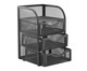 Organizador Mesa com 3 Gavetas Office Preto, Preto | WestwingNow