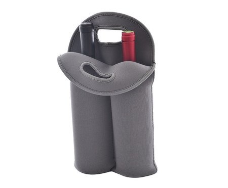 Bolsa para Vinho para 2 Garrafas Cinza | Westwing