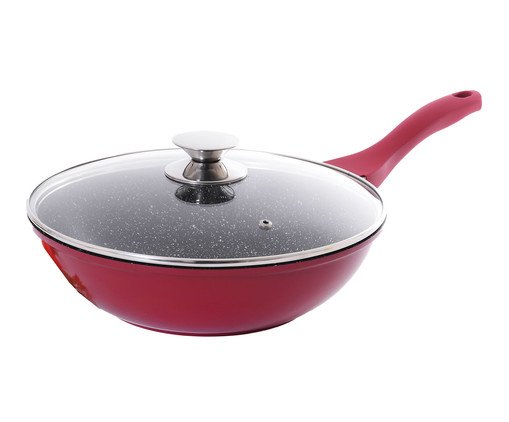 Panela Wok Marble Vermelho, Vermelho | WestwingNow