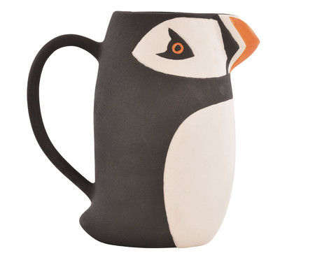 Vaso Pingu em Porcelana