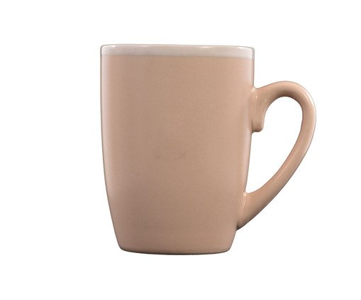 Caneca Classic em Cerâmica Creme, Creme | WestwingNow
