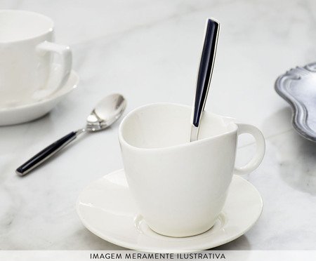 Jogo de Colheres para Café Glamour Azul | Westwing