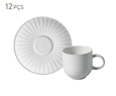 Jogo de Xícaras para Café Coup Stoneware Trendy Abstrato | Westwing