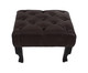 Puff em Courino Chesterfield Naome - Marrom, Marrom | WestwingNow