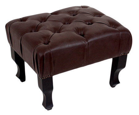 Puff em Courino Chesterfield Naome - Marrom | WestwingNow