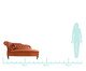 Chaise Longue em Couro Legítimo Samartim - Caramelo, marrom | WestwingNow