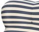 Poltrona com Puff Femminile - Listrada Preta e Bege, multicolor | WestwingNow