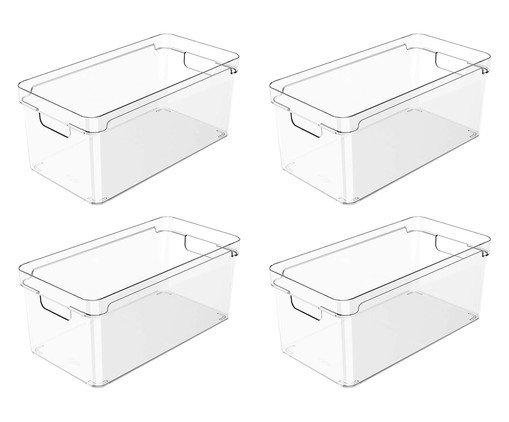 Jogo de Organizadores Clear, Colorido | WestwingNow