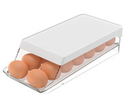 Organizador de Ovos Roll Clear Fresh II Branco | WestwingNow