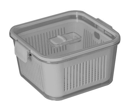 Pote Slim Multiuso Cinza
