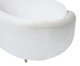 Sofá em Veludo Jayne com Pés Dourados - Off White, Off White | WestwingNow
