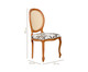 Cadeira em Linho Medalhão - Branco Nature, multicolor | WestwingNow