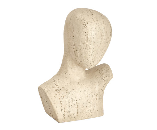 Adorno Decorativo Busto Bege, Bege | WestwingNow