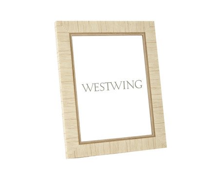 Porta-Retrato em Poliestireno Grande Robert Bege | Westwing