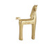 Adorno Decorativo Cavalo Left Dourado, Dourado | WestwingNow