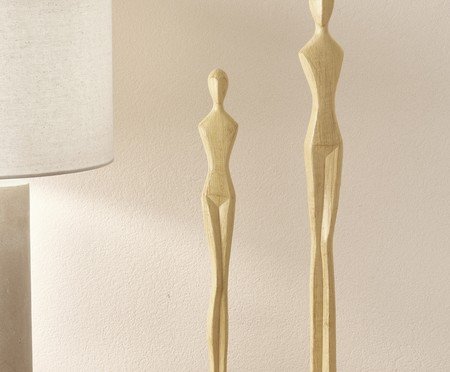 Jogo de Adorno Decorativos Pessoas Bege | Westwing