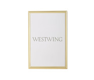 Porta-Retratos Pequeno em Metal Kind Dourado | WestwingNow