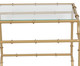 Mesa Lateral Chinoiserie Quattri - Dourado, transparente | WestwingNow