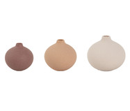 Jogo de Minivasos em Cerâmica Colorido | WestwingNow