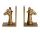 Aparadores de Livros Cavalos Dourado, Dourado | WestwingNow