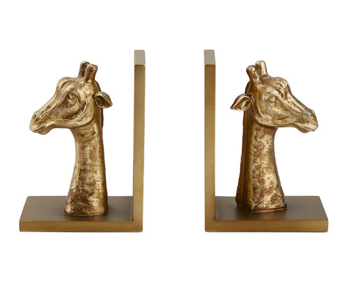 Aparadores de Livros Cavalos Dourado, Dourado | WestwingNow