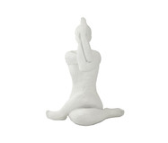 Adorno Decorativo Yoga Cow Face Off White | WestwingNow