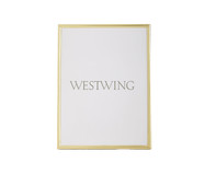 Porta-Retratos Grande em Metal Kind Dourado | WestwingNow