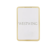 Porta-Retrato Pequeno em Metal Honest Dourado | WestwingNow