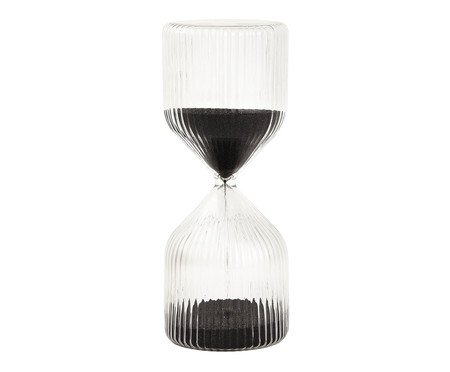 Ampulheta 30 Minutos Chamaeleon Preto | Westwing